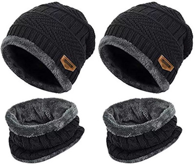 BetterToBest Woven Beanie Cap(Pack of 2)