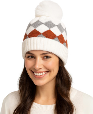 ZIBELL Geometric Print Beanie Cap