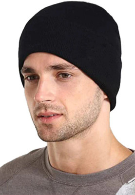 ZACHARIAS Solid, Woven Beanie Cap