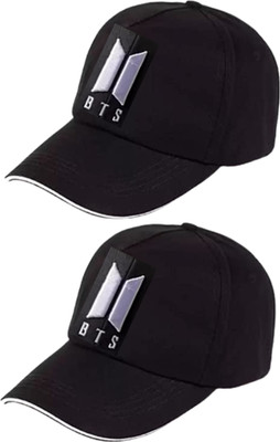Niavaa Solid Sports/Regular Cap Cap(Pack of 2)