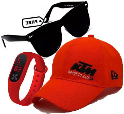 MINETECH Solid Sports/Regular Cap Cap(Pack of 3)