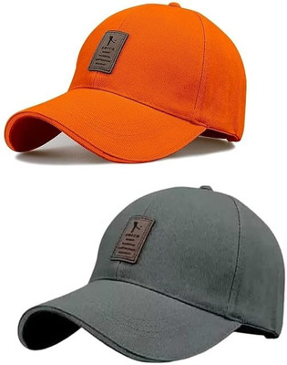 Welim Self Design, Embroidered Sports/Regular Cap Cap(Pack of 2)