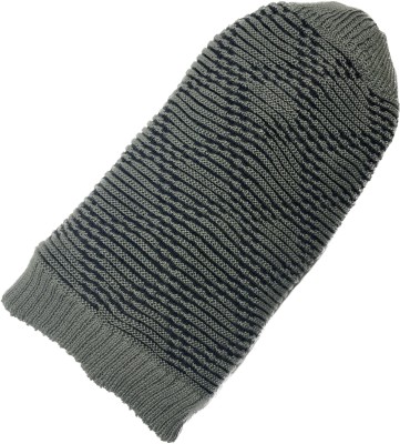 Wool N Fool Woven, Self Design Beanie Cap