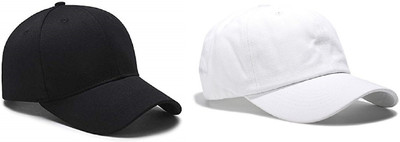 Atabz Solid Sports/Regular Cap Cap(Pack of 2)