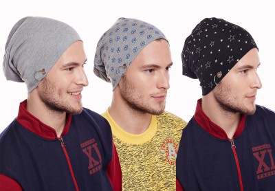 VIMAL JONNEY Beanie Cap(Pack of 3)