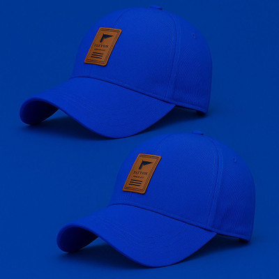 blutech Solid, Printed Sports/Regular Cap Cap(Pack of 2)