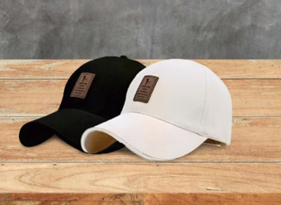 MOKD Embroidered Sports/Regular Cap Cap(Pack of 2)