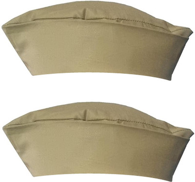 Atabz Solid Skull Cap Cap(Pack of 2)