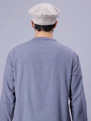 Bharatasya Solid Skull Cap Cap