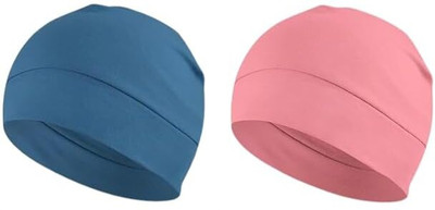 PAROPKAR Solid Skull Cap Cap(Pack of 2)