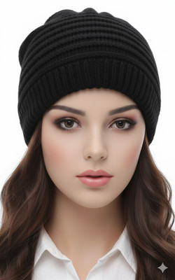 Ranmuk Self Design Beanie Cap