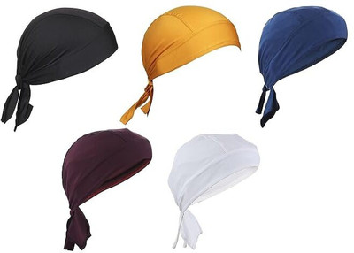 Bismaadh Solid Skull Cap Cap(Pack of 5)