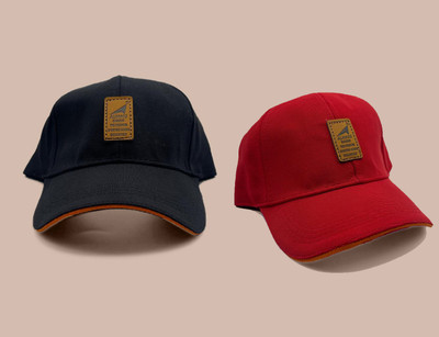 ALAMOS Printed, Self Design, Solid Sports/Regular Cap Cap(Pack of 2)