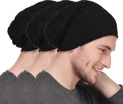 QODEL RIGHT CHOICE Beanie Cap(Pack of 3)