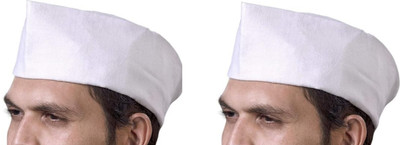 TQLOQZ Solid Skull Cap Cap(Pack of 2)