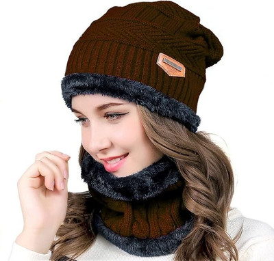 QODEL RIGHT CHOICE Solid Beanie Cap