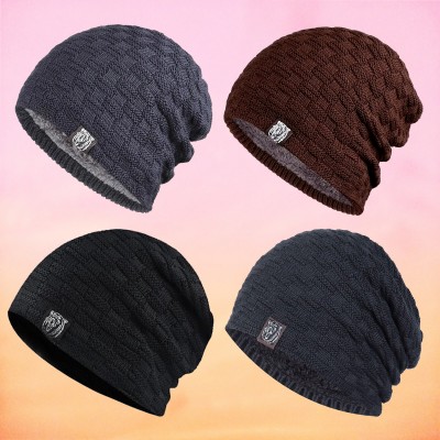 ALAMOS Beanie Cap(Pack of 4)