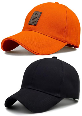 ILLARION Solid, Self Design Sports/Regular Cap Cap(Pack of 2)