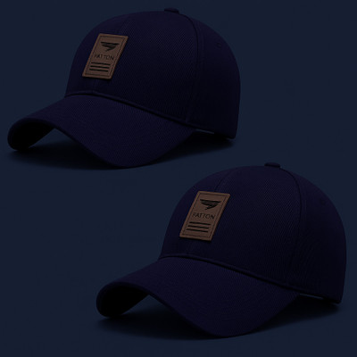 CLASSYMESSI Solid, Self Design Sports/Regular Cap Cap(Pack of 2)