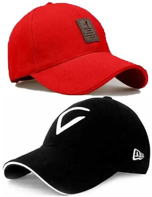 blutech Solid, Self Design, Embroidered Sports/Regular Cap Cap
