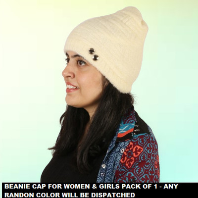 HOC Embellished Beanie Cap
