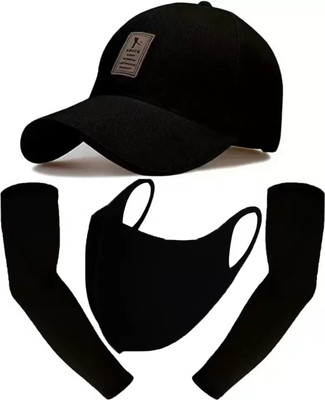 CLASSYMESSI Solid, Self Design Sports/Regular Cap Cap(Pack of 3)