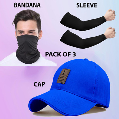 ALAMOS Solid Sports/Regular Cap Cap(Pack of 3)