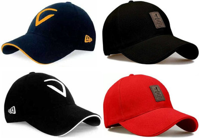 blutech Sports/Regular Cap Cap(Pack of 4)