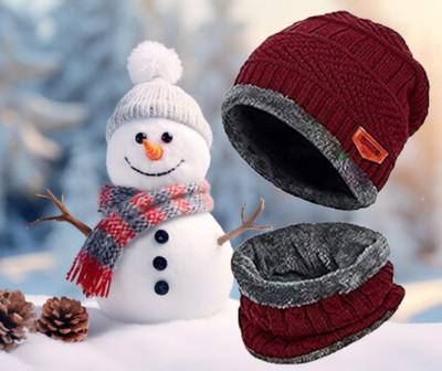 CLASSYMESSI Beanie Cap(Pack of 2)