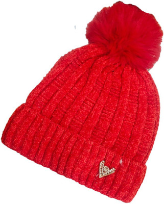 COOL INDIANS Woven, Self Design Beanie Cap
