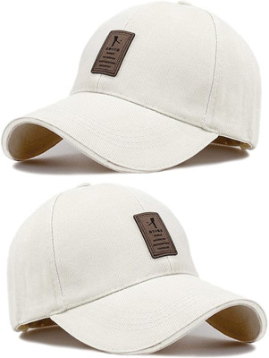 CLASSYMESSI Solid Sports/Regular Cap Cap(Pack of 2)