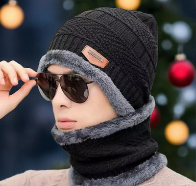 INFISPACE Self Design Beanie Cap