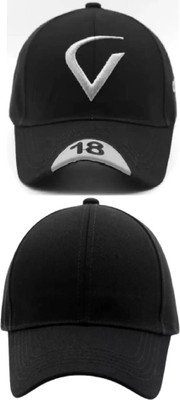 b for u Self Design, Solid Sports/Regular Cap Cap(Pack of 2)