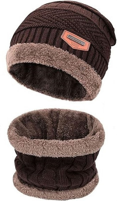 HAPPIEST CREATIONS Solid Beanie Cap