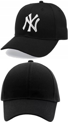 Nk tip top Solid, Applique, Solid Sports/Regular Cap Cap(Pack of 2)