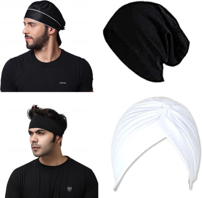 Athrav Hosiery Solid Skull Cap Cap(Pack of 4)