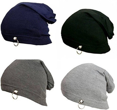 AngaarLook Beanie Cap(Pack of 4)