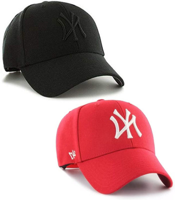 selloria Solid, Self Design, Embroidered Sports/Regular Cap Cap(Pack of 2)