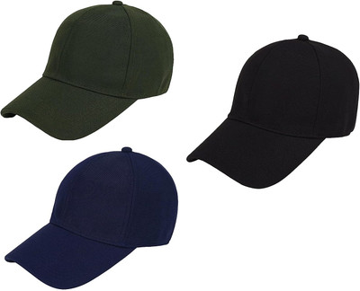 INFISPACE Solid Sports/Regular Cap Cap(Pack of 3)