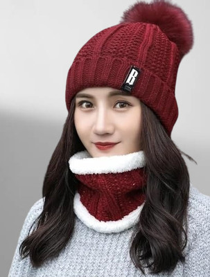 GlamSmart Solid Beanie Cap