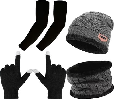 FLEXCYCAP Beanie Cap(Pack of 3)