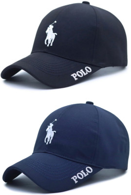 Polo Unisex adjustable baseball Embroidered Sports/Regular Cap Cap(Pack of 2)
