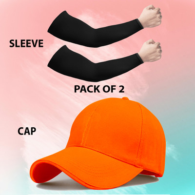 ALAMOS Solid Sports/Regular Cap Cap(Pack of 2)