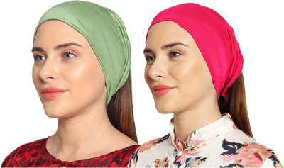 MONATI Solid Skull Cap Cap(Pack of 2)