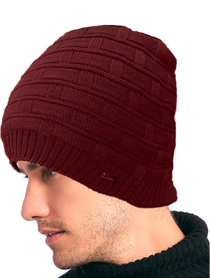 COOL INDIANS Self Design, Solid Skull Cap Cap