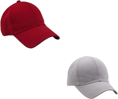 mystify Self Design Sports/Regular Cap Cap(Pack of 2)