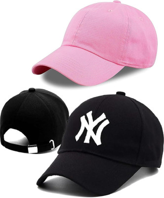 blutech Solid, Self Design, Embroidered Sports/Regular Cap Cap(Pack of 2)