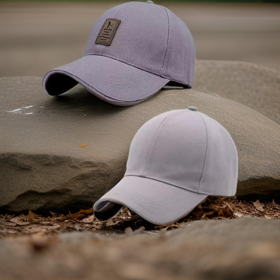 FD FLORIDA Solid, Self Design Sports/Regular Cap Cap(Pack of 2)