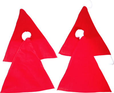 Ritya Creation Santa Cap Cap(Pack of 4)