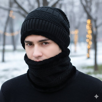 trendbite Checkered Skull Cap Cap